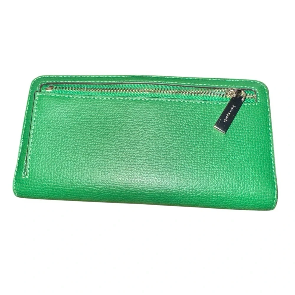 Kate Spade Darcy Large Slim Bifold Wallet in Green